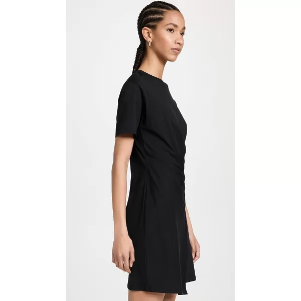 Theory Womens Drape Tee DressBlack