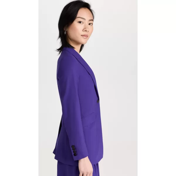 Theory Womens Etiennette BlazerBlue Iris