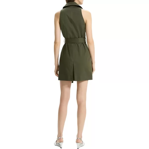 Theory Womens Halter Trench DressDark Olive