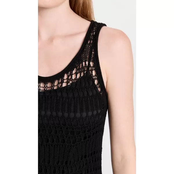 Theory Womens Lace Tissage DressJet Black