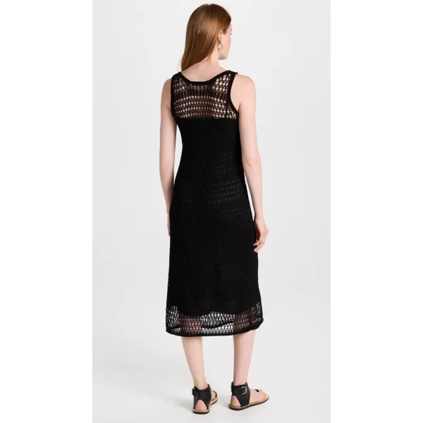 Theory Womens Lace Tissage DressJet Black