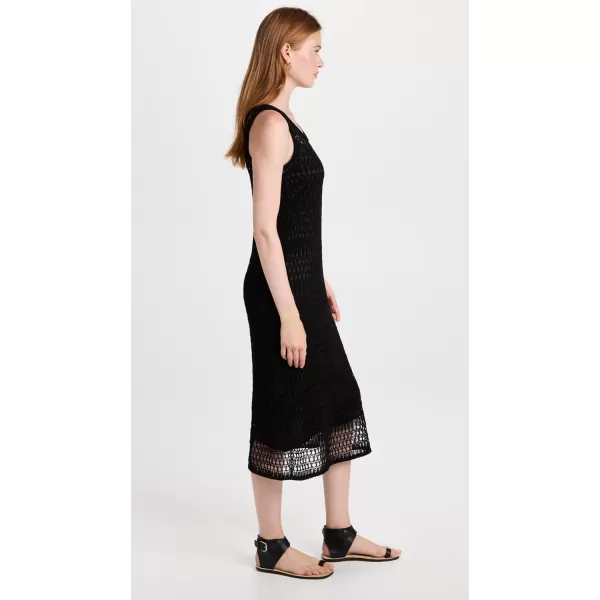 Theory Womens Lace Tissage DressJet Black