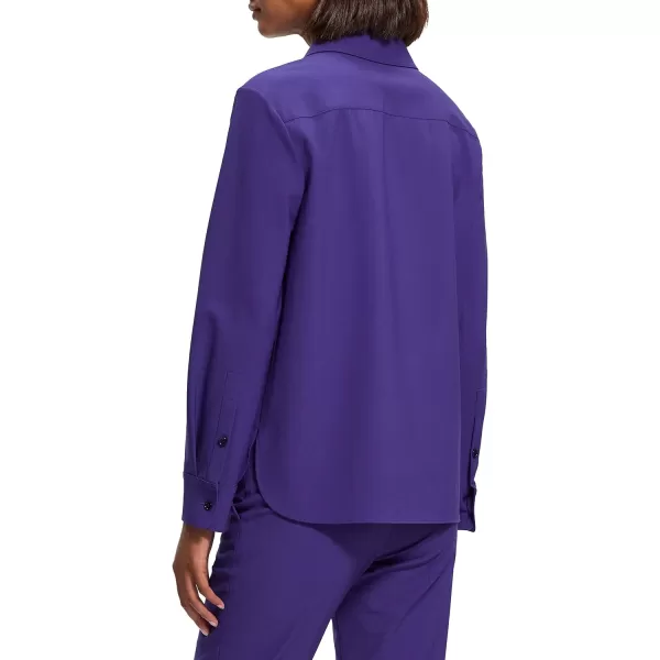 Theory Womens New Straight ShirtBlue Iris