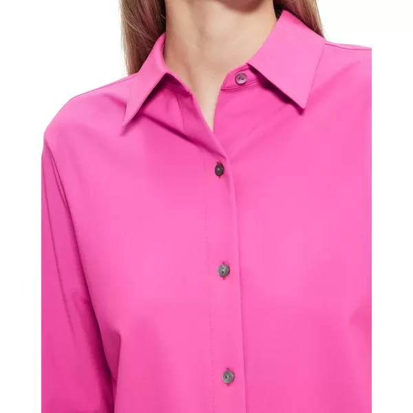 Theory Womens New Straight ShirtCarnation