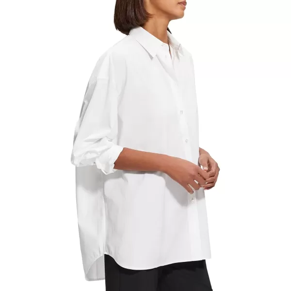 Theory Womens Oversized ShirtWhite