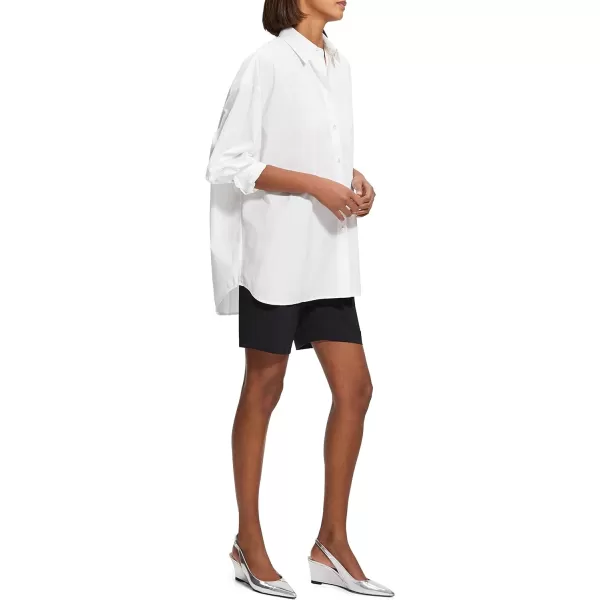 Theory Womens Oversized ShirtWhite