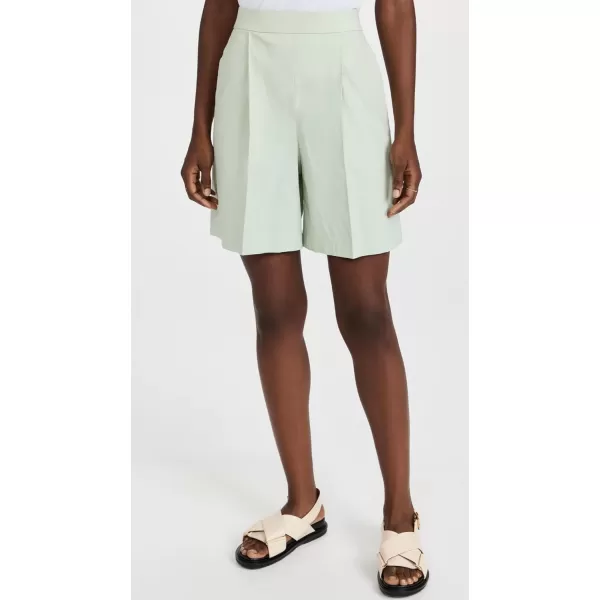 Theory Womens Pleated Pull On ShortsMint