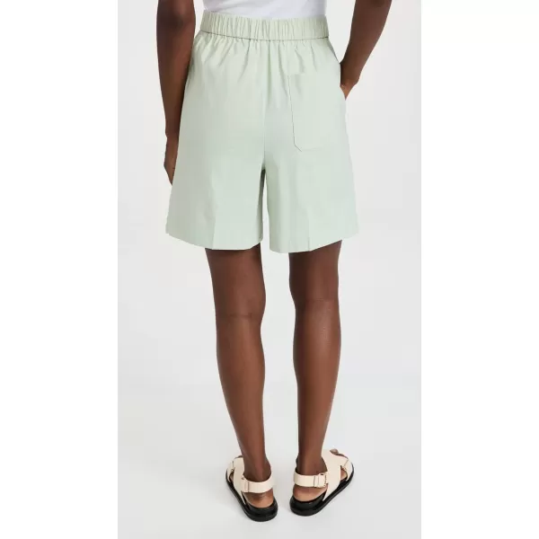 Theory Womens Pleated Pull On ShortsMint