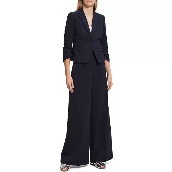 Theory Womens Seer Shrunken BlazerNavy