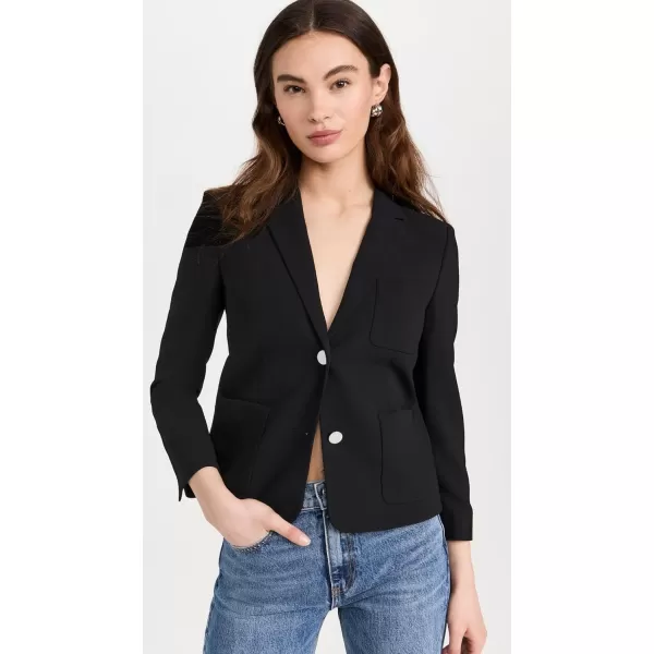 Theory Womens Shrunken Patch Pocket JacketBlack