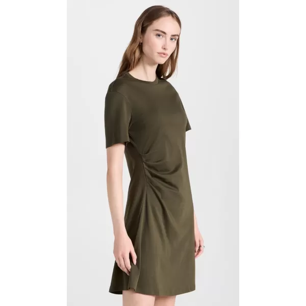 Theory Womens Side Drape DressDark Olive