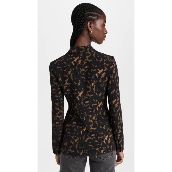 Theory Womens Staple BlazerDark Brown Multi