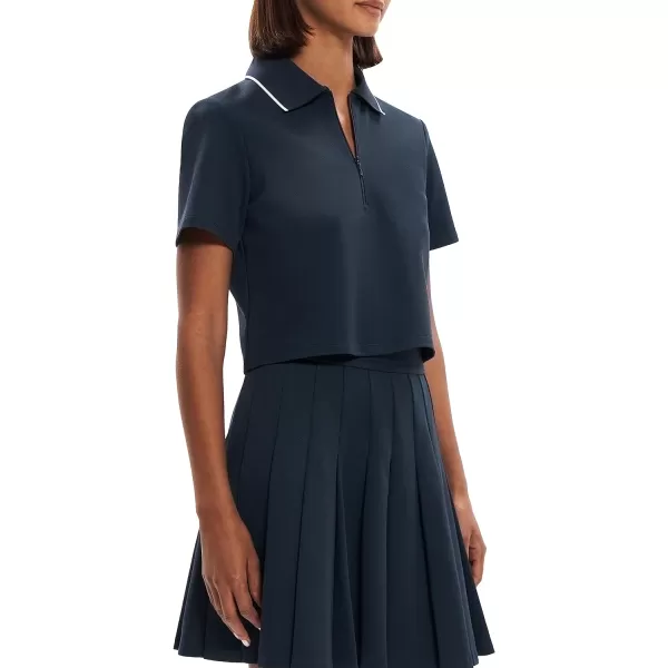 Theory Womens Tennis Polo Zip TopNocturne Navy