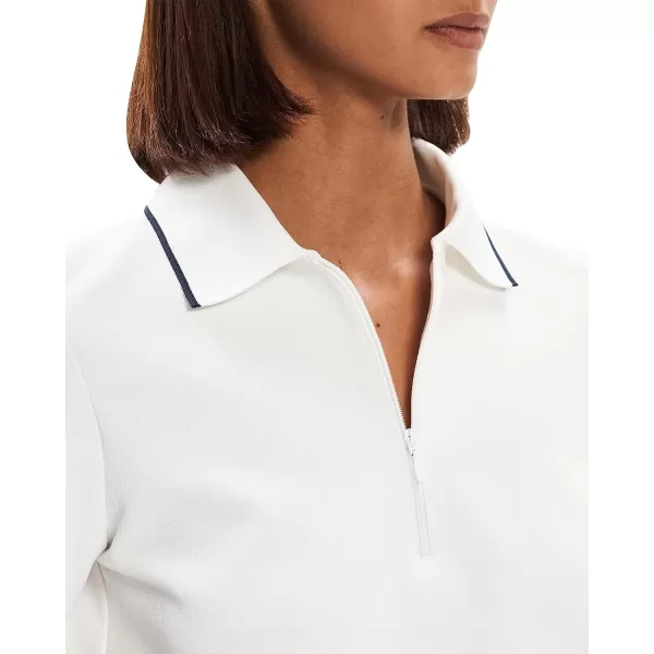 Theory Womens Tennis Polo Zip TopWhite