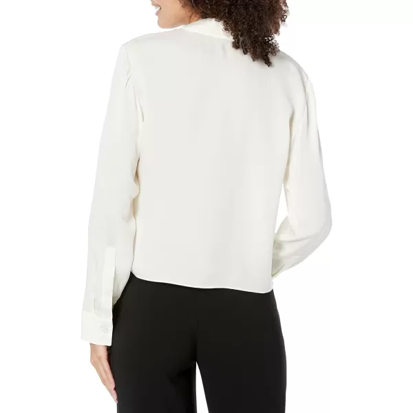 Theory Womens TieWaist BlouseIvory