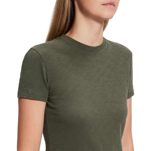 Theory Womens Tiny Tee 2Dark Olive