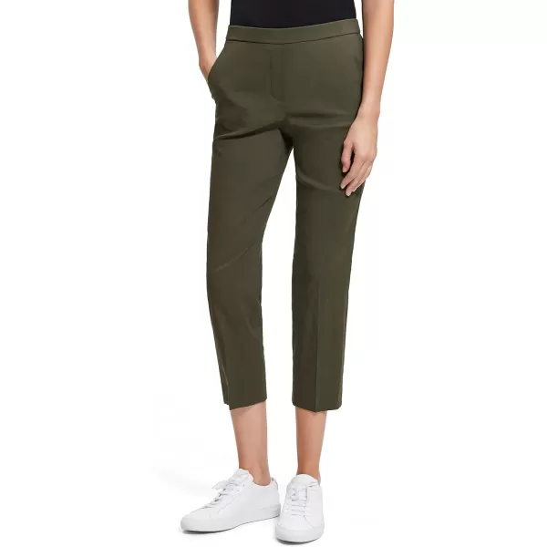 Theory Womens Treeca Pull on PantDark Olive