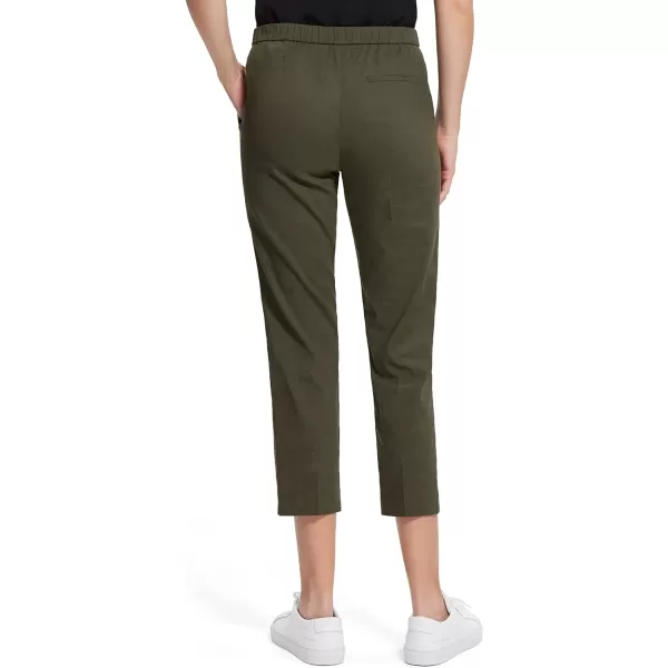 Theory Womens Treeca Pull on PantDark Olive