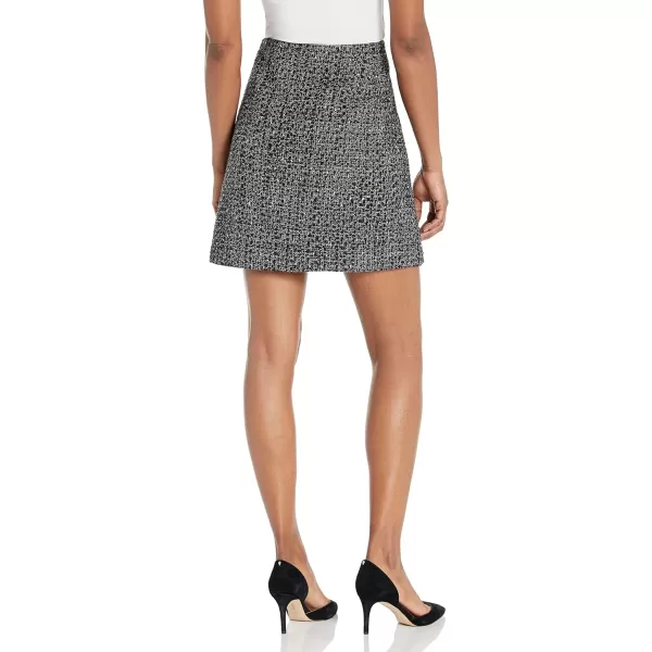 Theory Womens Tweed Mini SkirtBlack Multi