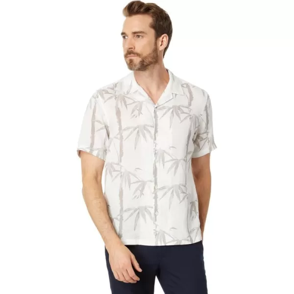 Theory Mens Beau Bamboo ShirtWhiteForce Grey