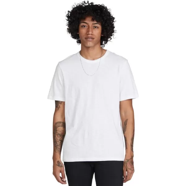 Theory Mens Essential Cosmos Slub Cotton TeeWhite