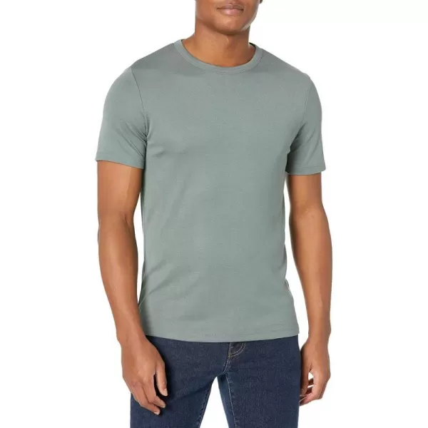 Theory Mens Essential Tee Anemone MilanoBalsam Green