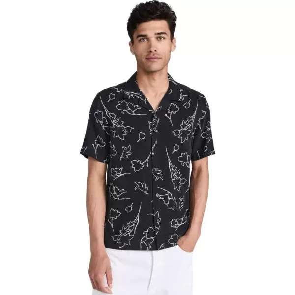 Theory Mens Irving CC Sketch ShirtBlack Multi