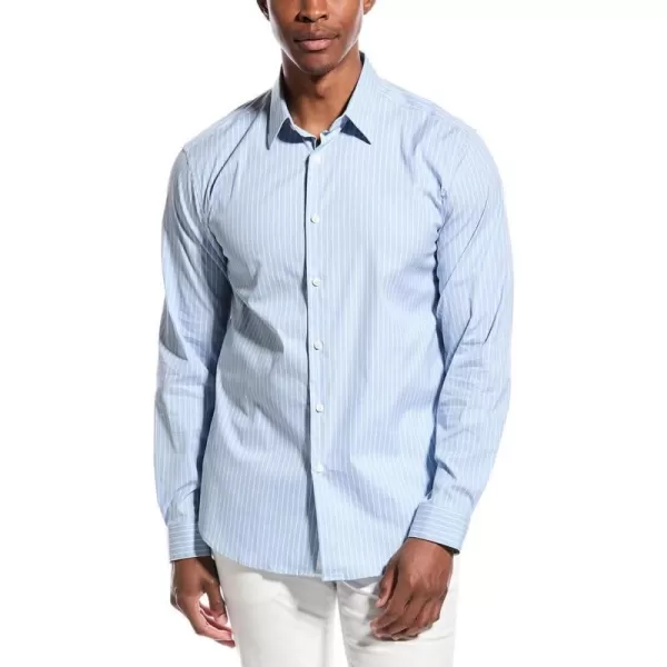 Theory Mens Irving Eton ShirtOlympicWhite