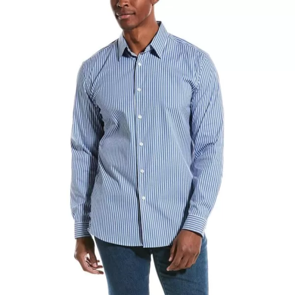 Theory Mens Irving Regis ShirtBlueWhite