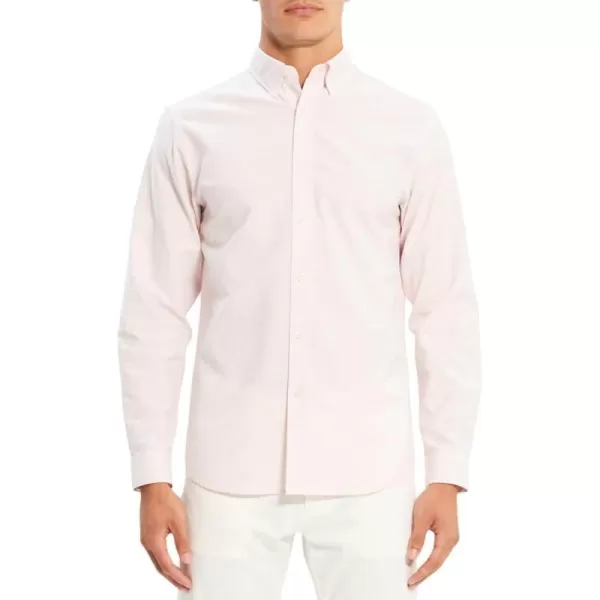 Theory Mens Irving Yoga Oxford ShirtCradle Pink