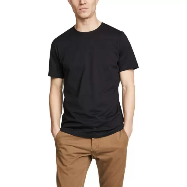 Theory Mens Luxe Cotton Precise TeeBlack