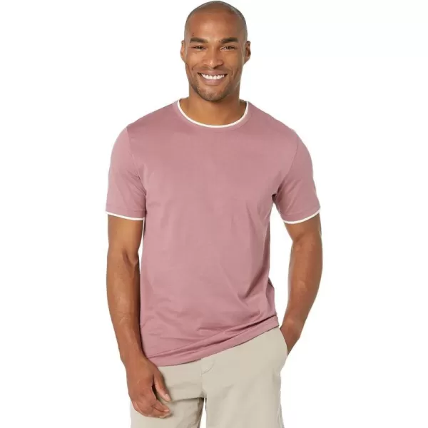 Theory Mens Precise Tee DcLuxeLt PlumIvory