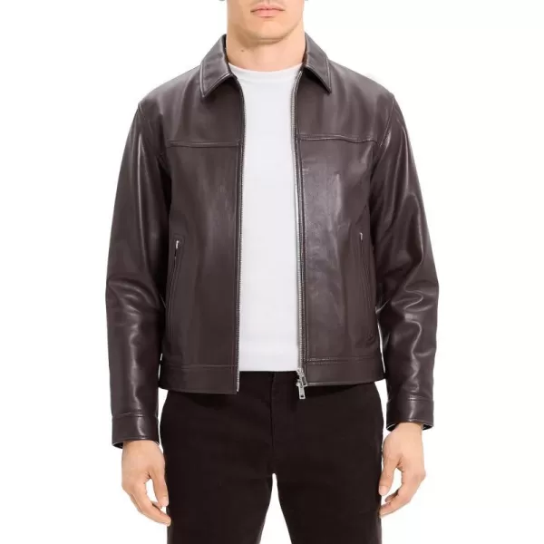 Theory Mens Rhett Leather JacketMink