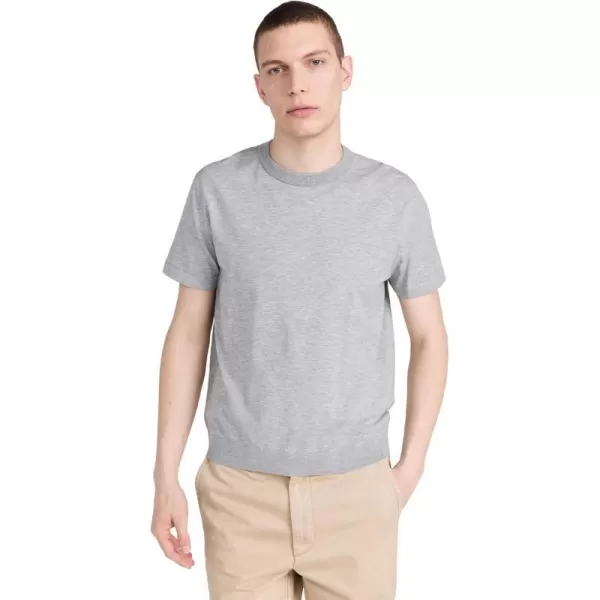 Theory Mens Sarior Tee in Light BilenLight Grey Heather