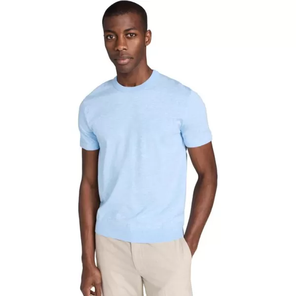 Theory Mens Sarior Tee in Light BilenSkylight Melange