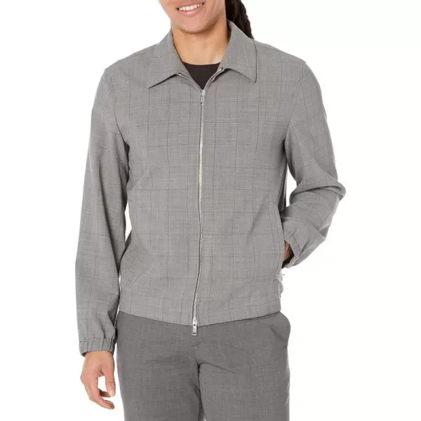 Theory Mens Zerega W E Sartorial PlaidCharcoal