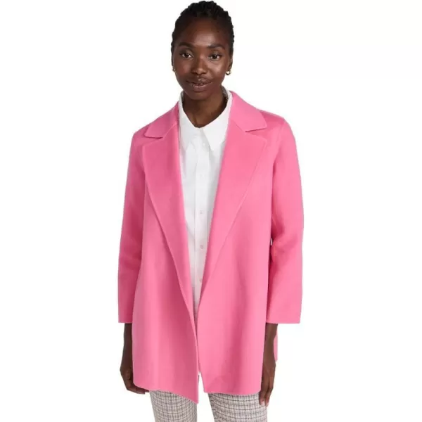 Theory Womens Clairene CoatPink Orchid