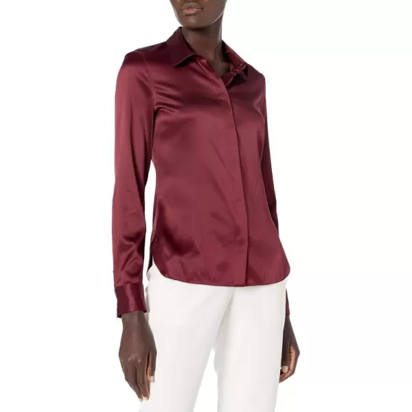 Theory Womens Classic Fitted ShirtCurrant