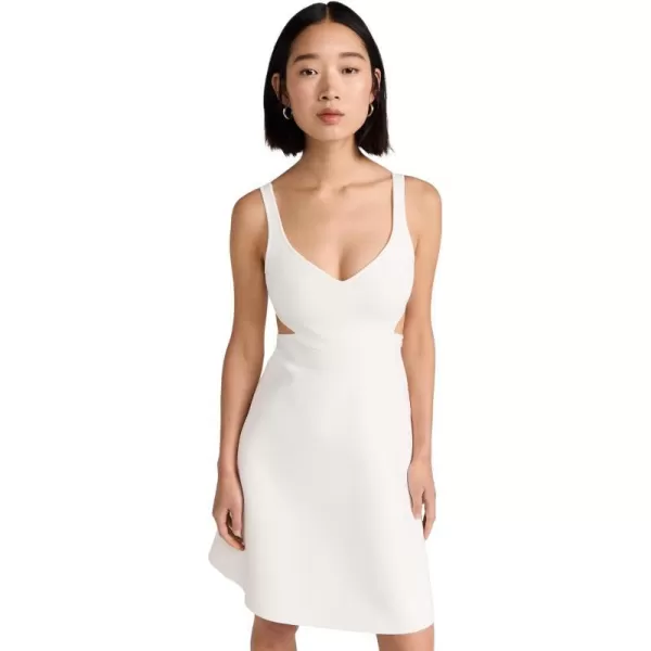 Theory Womens Cut Out Flare DressWhite