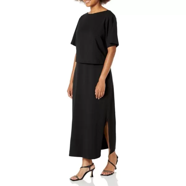 Theory Womens Easy Layer DressBlack