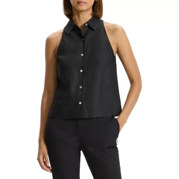 Theory Womens Halter Neck ShirtBlack