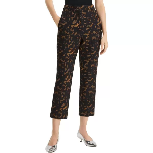 Theory Womens Hw Slim Crop BDark Brown Multi