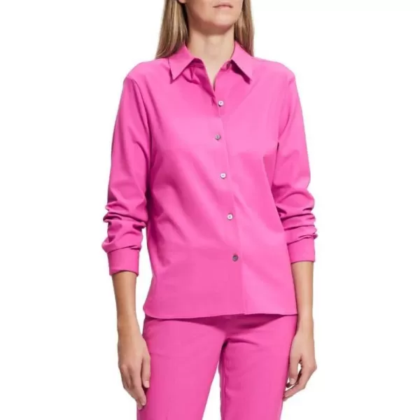 Theory Womens New Straight ShirtCarnation