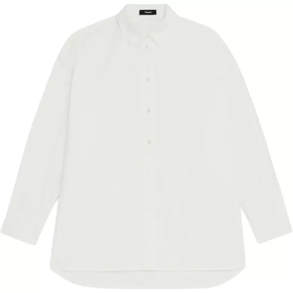 Theory Womens Oversized ShirtWhite