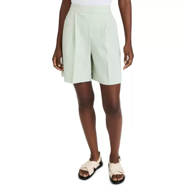 Theory Womens Pleated Pull On ShortsMint