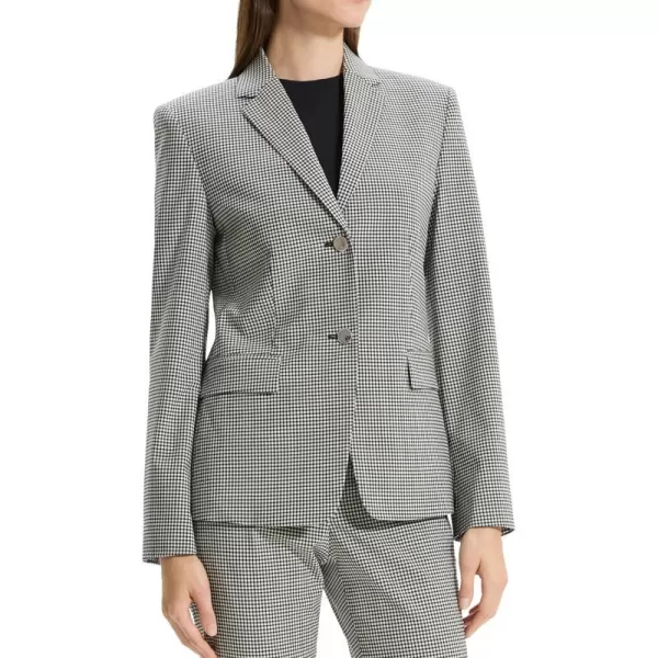 Theory Womens Sb Slim Blazer MBlack Multi