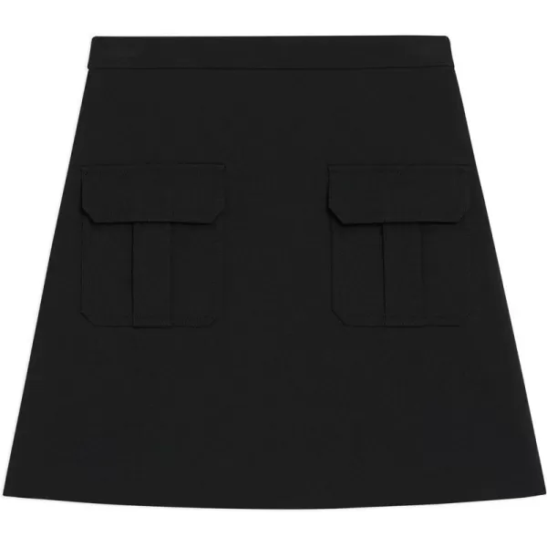 Theory Womens Twill Pocket Mini SkirtBlack