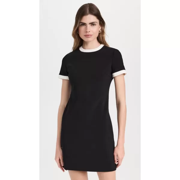 Theory Womens Bicolor DressBlackIvory