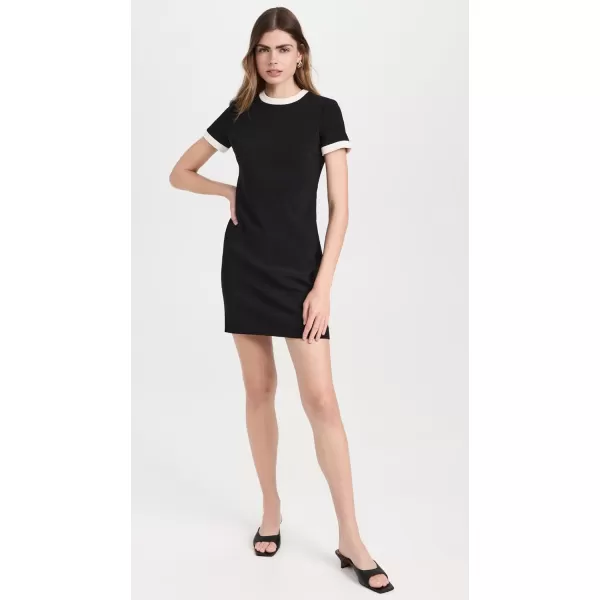 Theory Womens Bicolor DressBlackIvory