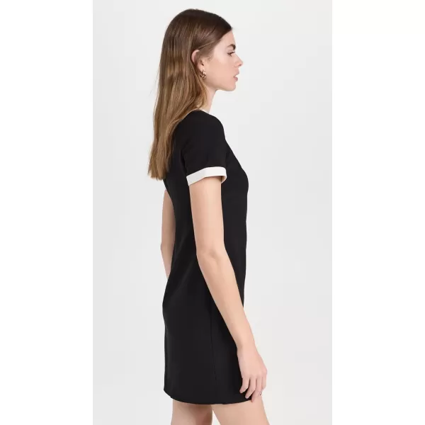 Theory Womens Bicolor DressBlackIvory